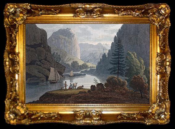 framed  John William Edy Lake Lenongen, ta009-2